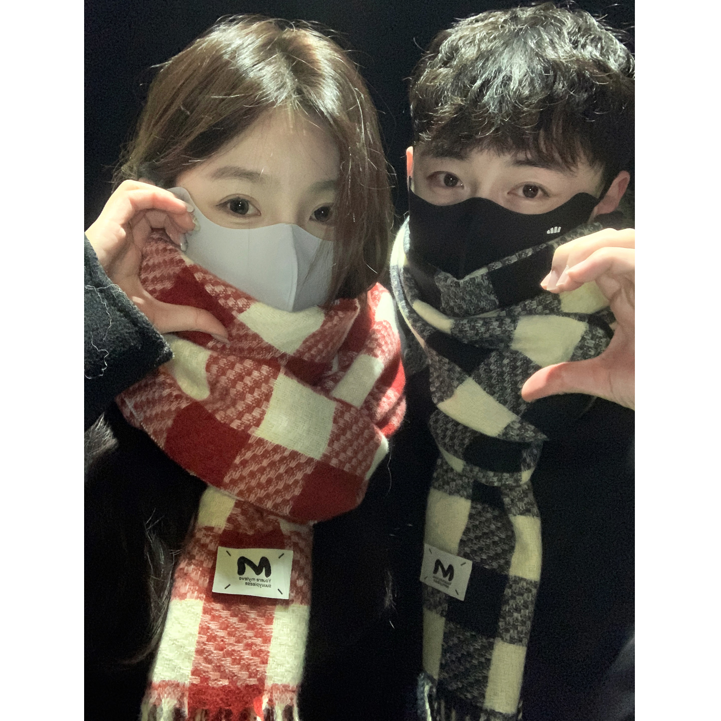 围巾女款2025新款冬季学生高级感