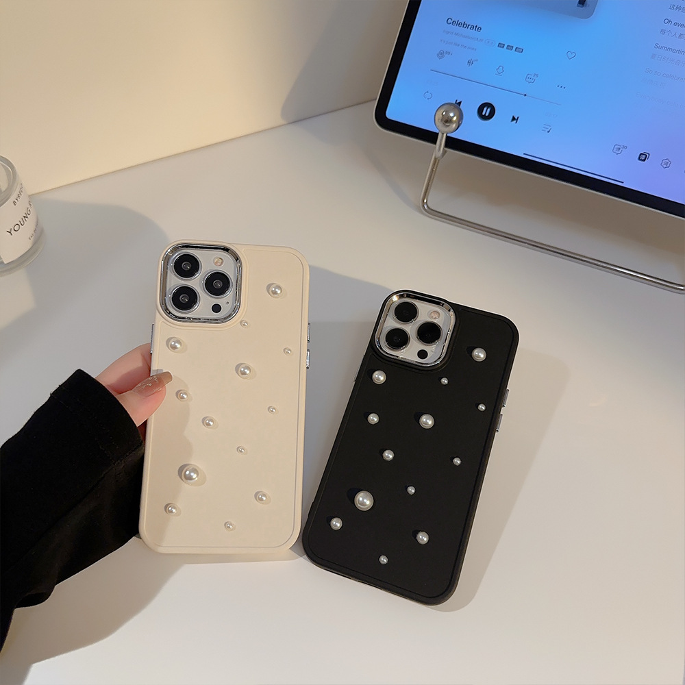 珍珠手机壳男女款简约轻奢16