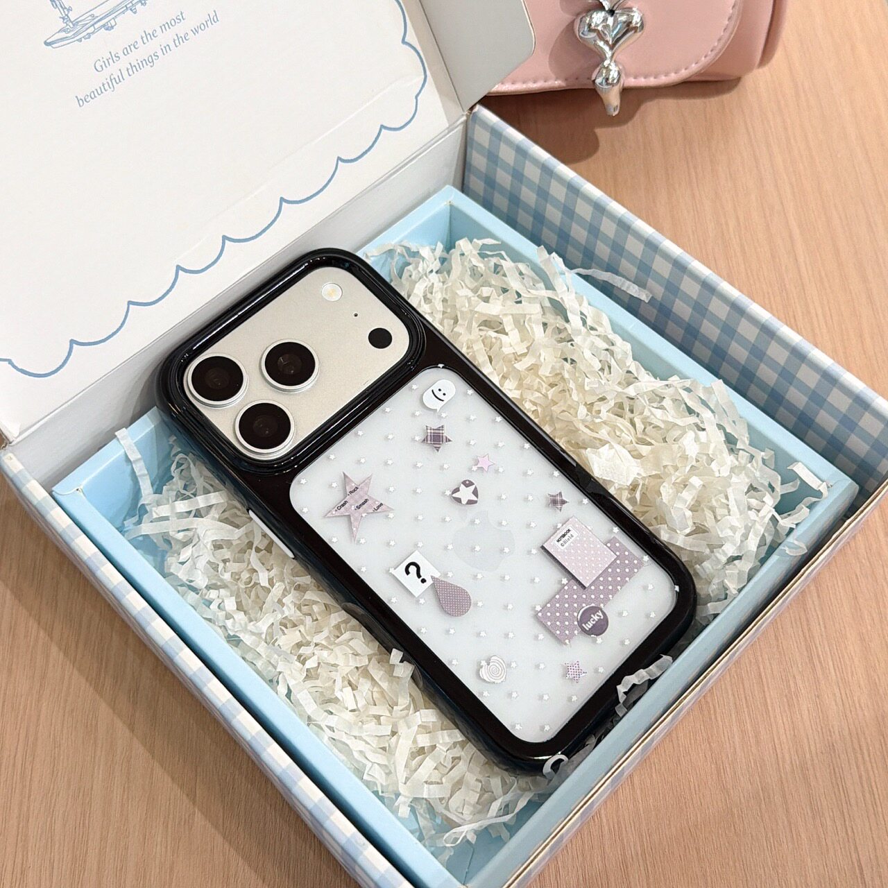 星星贴可爱防摔iPhone手机壳