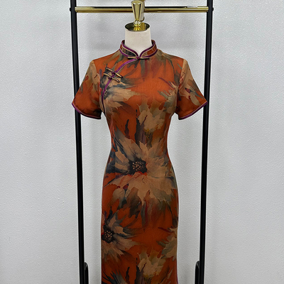 老上海复古旗袍改良版