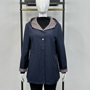 品牌妈妈春秋装2025新款时尚阔太太高贵夫人风衣外套中老年女上衣