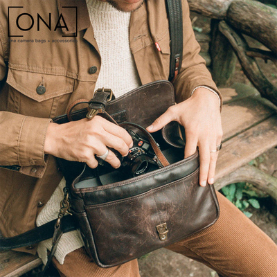 ONA欧纳复古真皮微单休闲摄影包