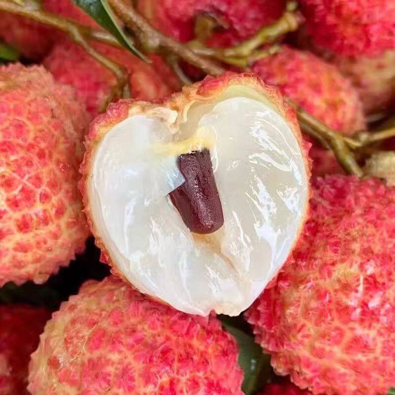 脆甜多汁新鲜桂味荔枝袖珍核
