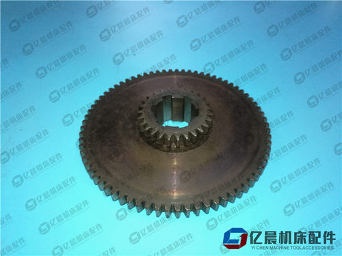 北京仪表机床厂双联齿轮X8130铣床机床配件11303 Z73/27 孔6-37X8