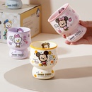 迪士尼米奇陶瓷咖啡马克杯喝水杯子漱口儿童家用办公室女生伴手礼