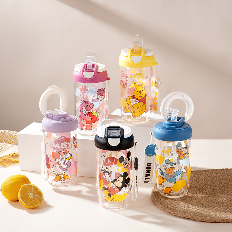 迪士尼正版吸管杯喝水便携外带