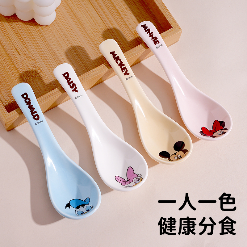 迪士尼米奇米妮唐老鸭黛丝陶瓷勺