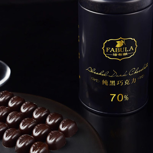 法布朗纯可可脂黑巧克力70%