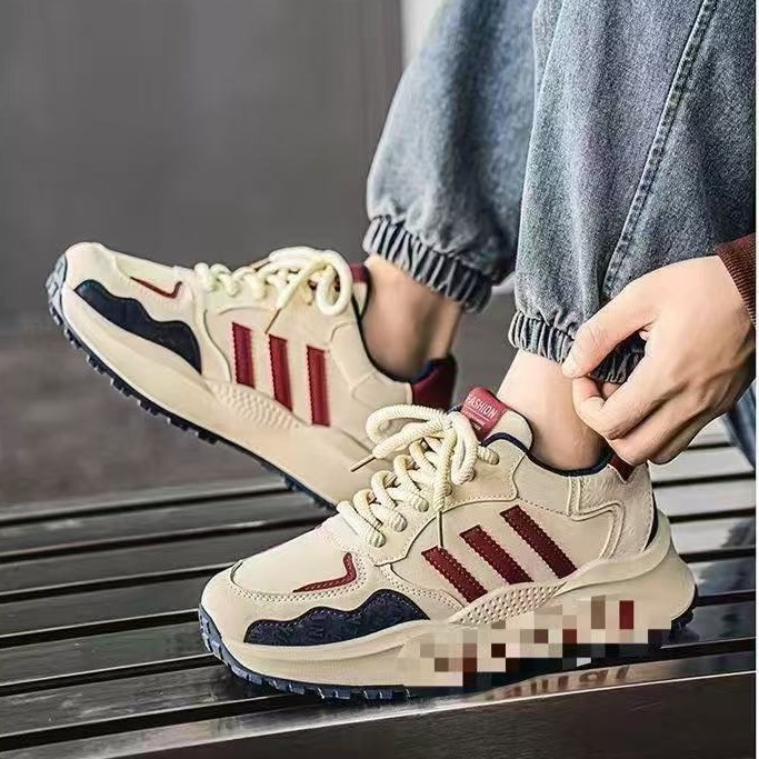 2025新款潮流男鞋阿甘厚底老爹鞋