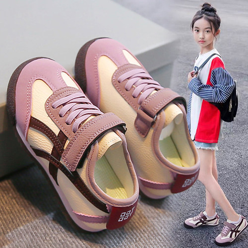 卡卡布女童鞋子德训鞋2026新款春季软底儿童百搭运动板鞋女孩爆款
