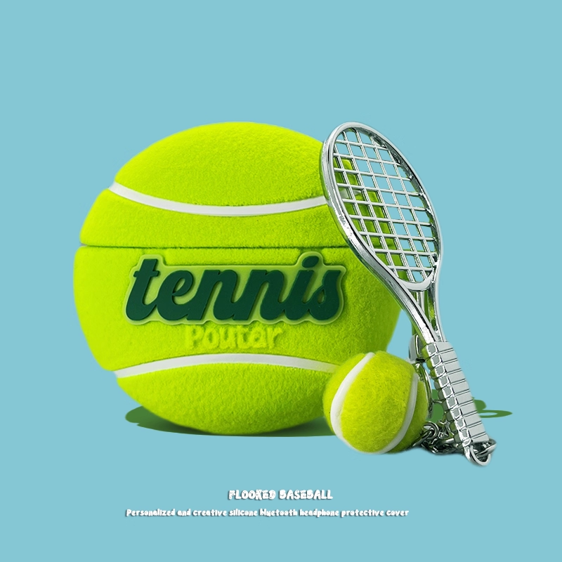 适用华为FreeClip2蓝牙耳机壳freebuds7i保护壳freebudspro4无线蓝牙耳机套Freebuds6i盒freeclip壳植绒网球