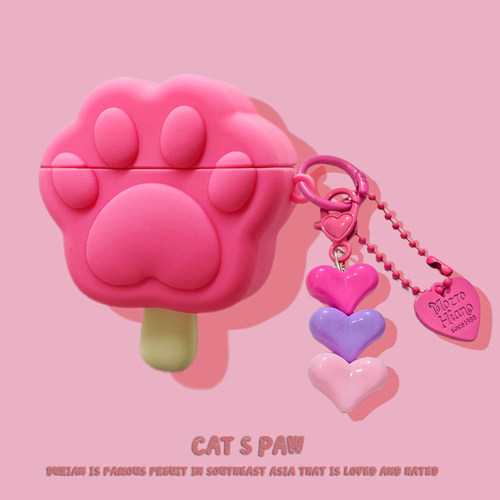 适用于vivo tws4耳机hifi版保护套tws2e蓝牙耳机套TWS 3E保护壳Air爪爪冰棍IQOO硅胶twsair2盒tws 1i卡通3pro