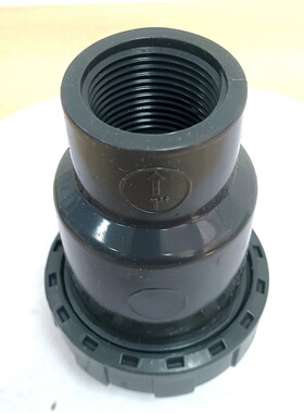 直插/内丝式DN15/20/25/32 UPVC塑料止回阀/单向阀/逆止阀门 配件