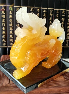 新品上市 汽车香水座 仿玉香水座 大号拉丝貔貅香水座b4