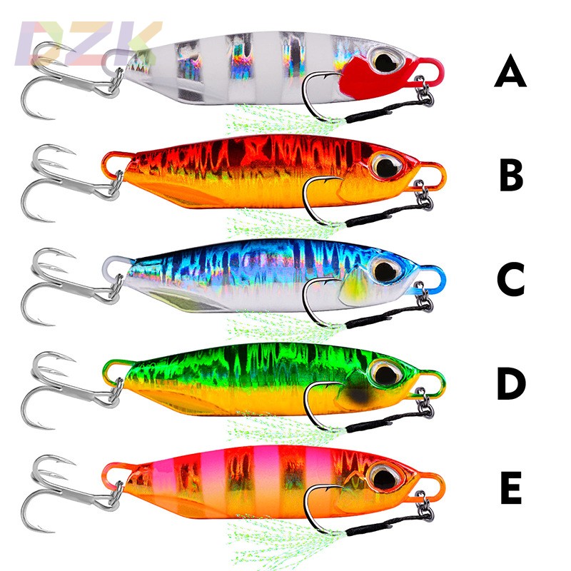 路亚铁板 短版铅鱼硬饵远投沉水金属饵 翘嘴鲅鱼鱼饵仿真假饵渔b8