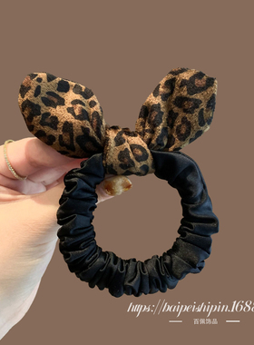 卡通充棉发饰可爱甜美百搭小兔子蝴蝶结头绳简约发圈多款合集发饰