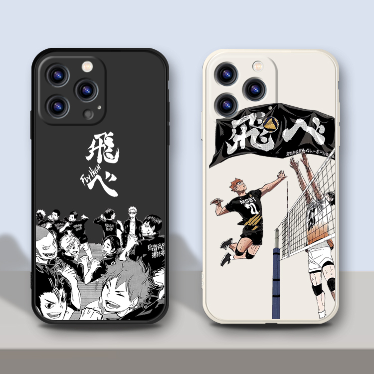 动漫排球少年飞吧适用iPhone苹果16ProMAX华为Nova13 Pura70定制X200 Y300 IQOO13 pro小米15 14Ultra 手机壳