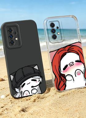 适用三星Galaxy A15 4G三角洲行动A14 A13防摔Q版猫猫A24/A22表情包A34/A33可爱A05S/A04s A52 A73/A72手机壳