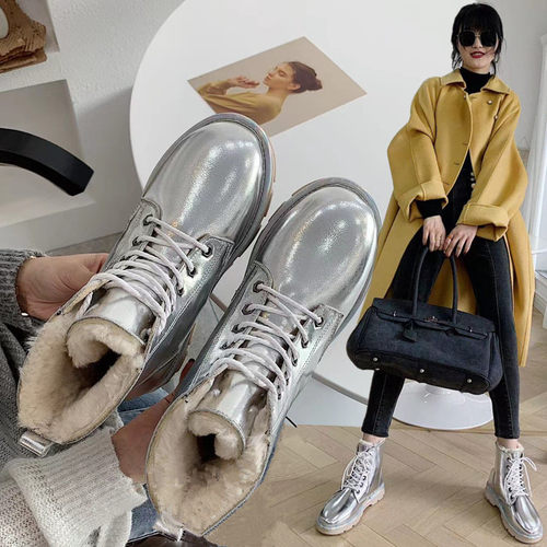 冬季雪地靴防水真皮尾货清仓