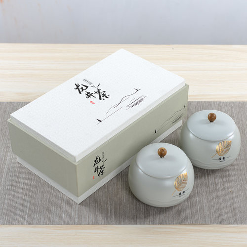 均能手造茶叶罐高档明前礼盒