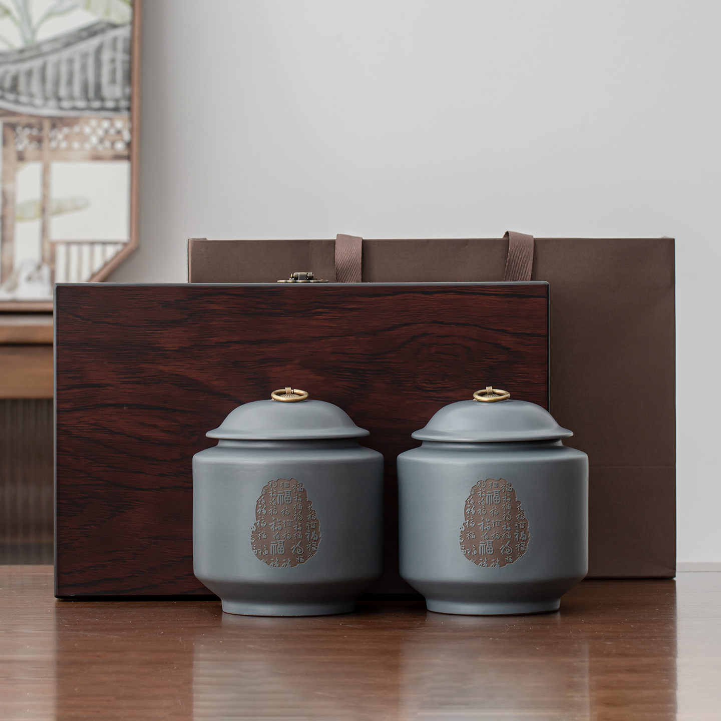 2026新款木盒茶叶包装盒空礼盒通用六堡茶普洱茶醒茶罐高级感批发,餐饮具,茶叶罐,淘宝优惠券,粉丝福利购,淘宝优惠卷