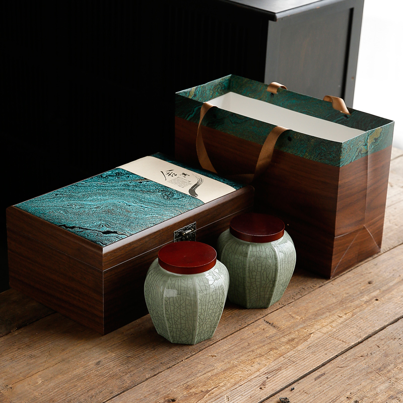 高档茶叶包装盒空礼盒2025新款通用绿茶礼品盒空盒高级感送礼批发