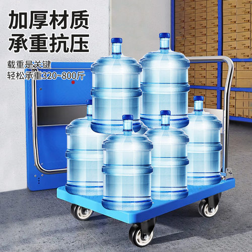 工业手推车承重万向轮脚轮 3寸黑色加厚耐磨固定静音刹车重型脚轮
