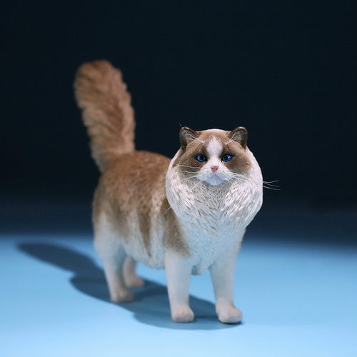 Mrz布偶猫模型手办招财平安