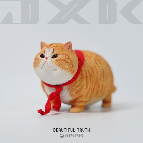 JXK肥猫模型创意手办车载摆件