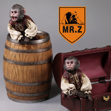 【MR.Z】 官方正品 HT HOTTOYS DX15加勒比海盗5杰克船长猴子模型