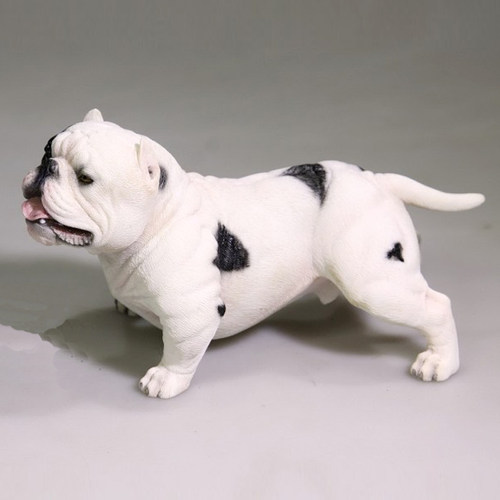 【MR.Z】官方  美国恶霸犬模型生日礼物车内 创意车载小狗摆件