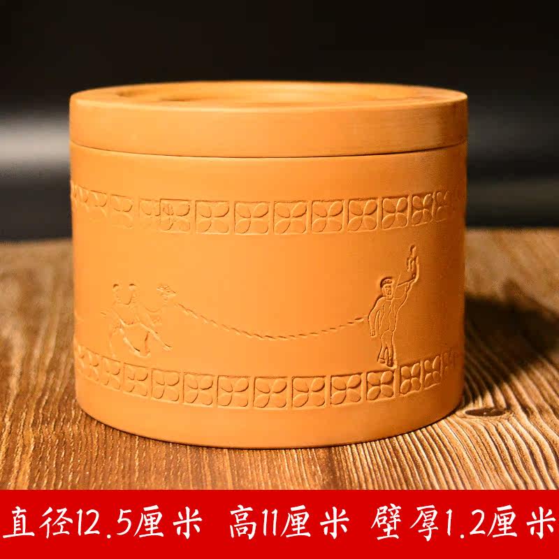 蛐蛐罐子蟋蟀盆泥罐泥盆山东名家制罐澄泥柴窑精制蟋蟀用具图片
