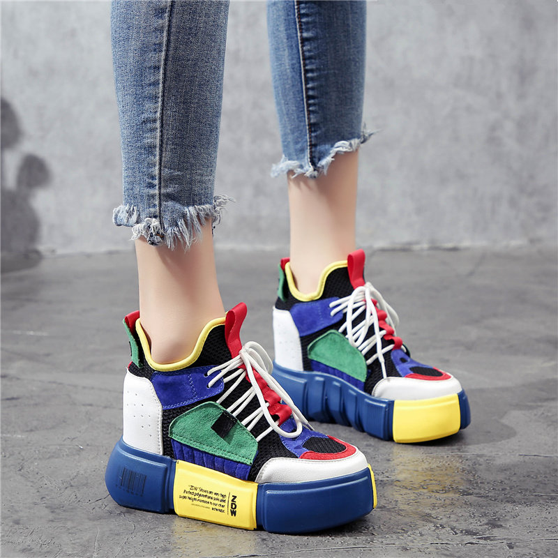 內增高女鞋10cm2019新款韓版夏ins女鞋港風 厚底休閑運動透氣網鞋在類目 女鞋, 低幫鞋中 - 來自Buy2taobao.com提供專業的淘寶代購服務