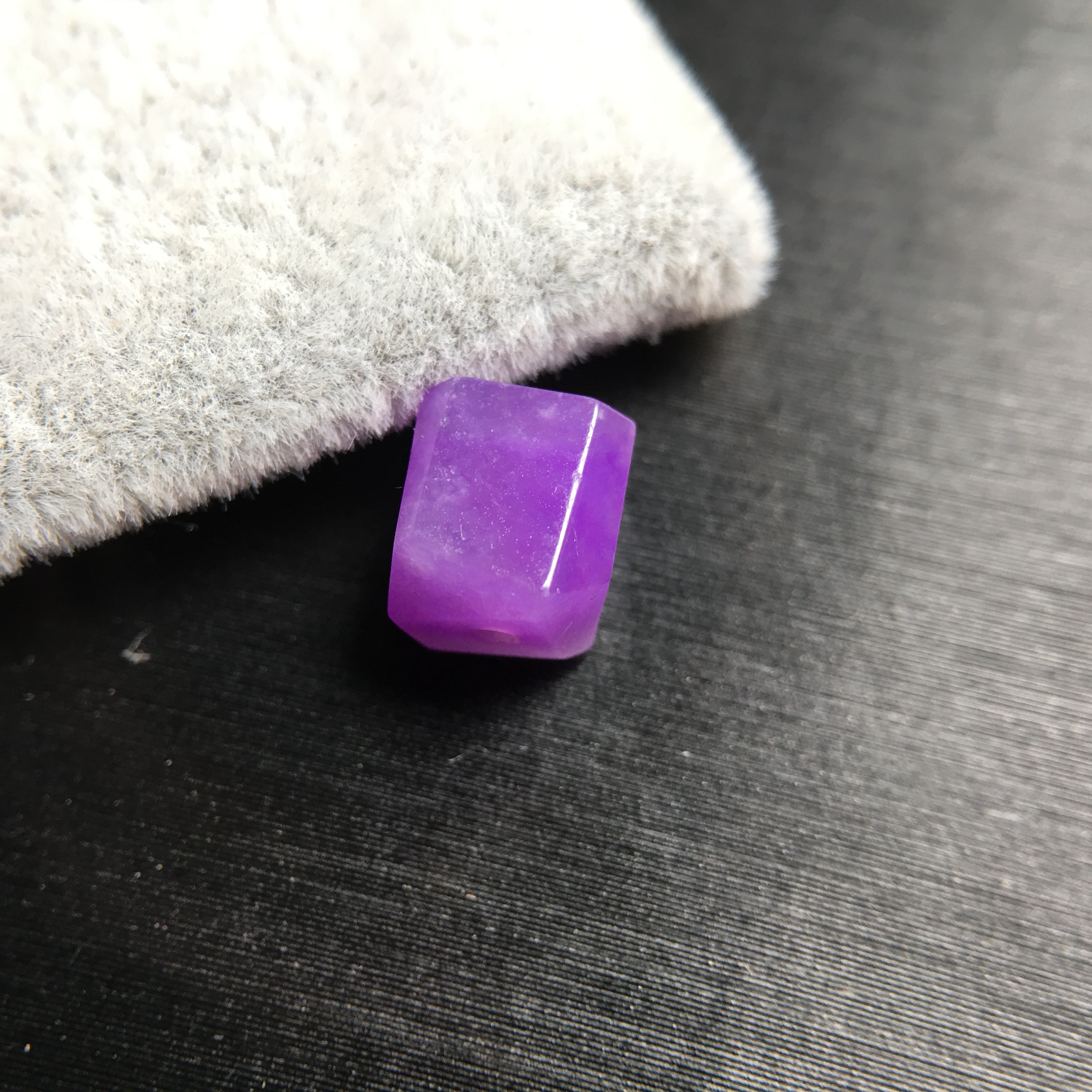 天然南非舒俱来老料粉紫色方糖