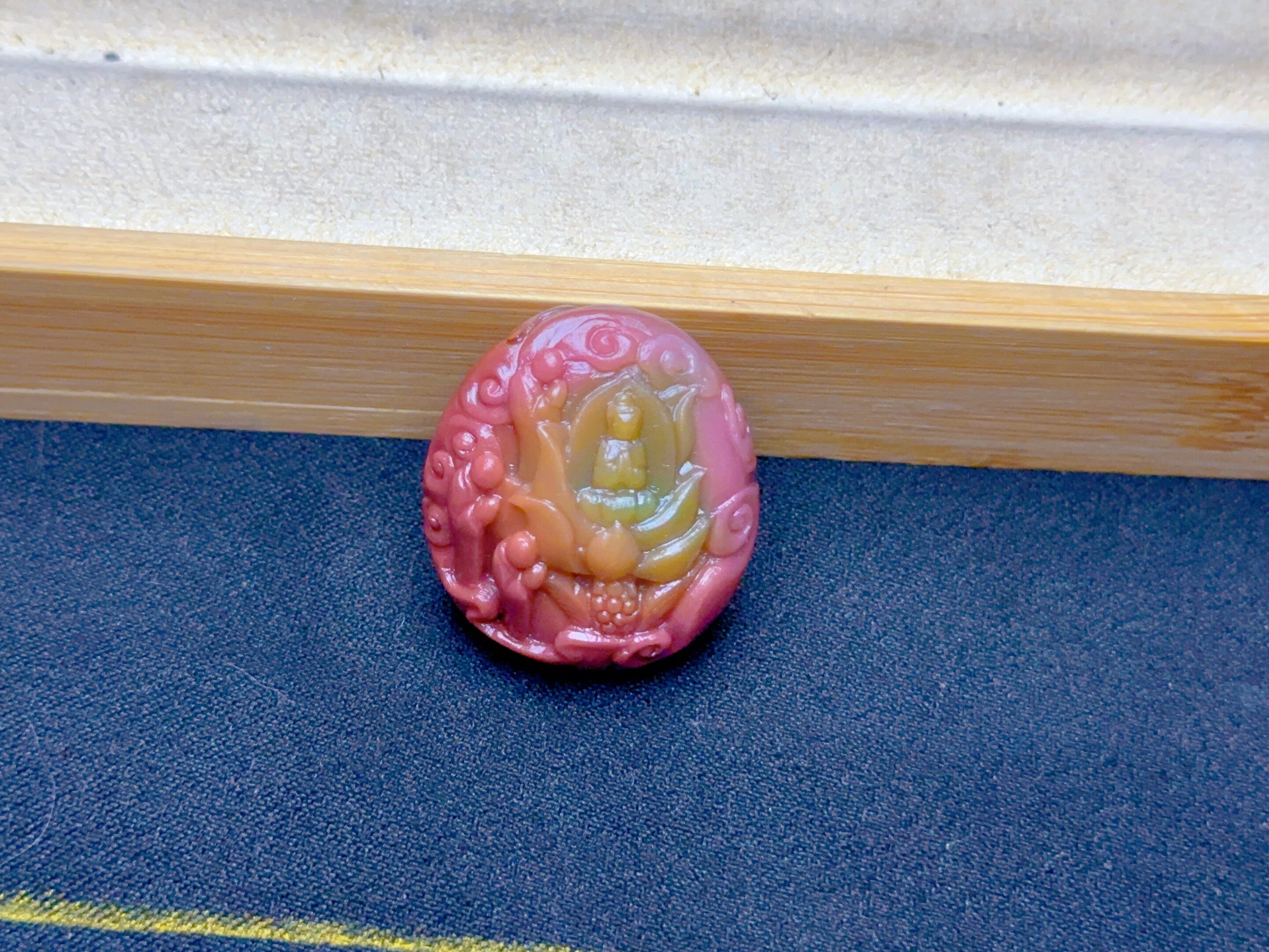 天然老矿盐源玛瑙悟道精品吊坠精颈饰