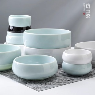 密胺小碗仿瓷塑料汤碗饭碗韩式料理碗创意法海钵圆碗精致餐具商用