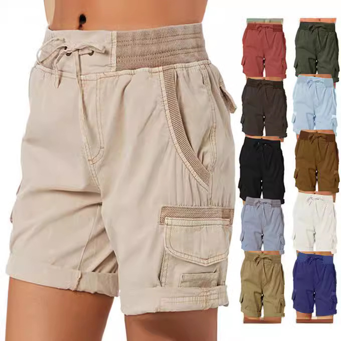 Women Hiking Cargo Shorts Summer Outdoor Shorts女工装裤短裤