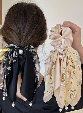 Hair Ties with Bow, Knotted Bows Hair Scrunchies Hair Scarf