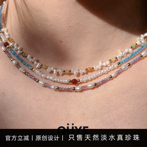 春夏季小众轻奢高级感多巴胺颈链