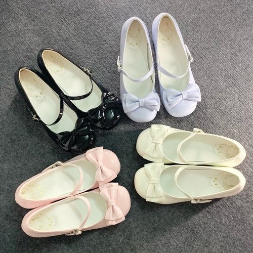 【现货】甜心结 原创可爱lolita少女中跟圆头蝴蝶结鞋玛丽珍单鞋