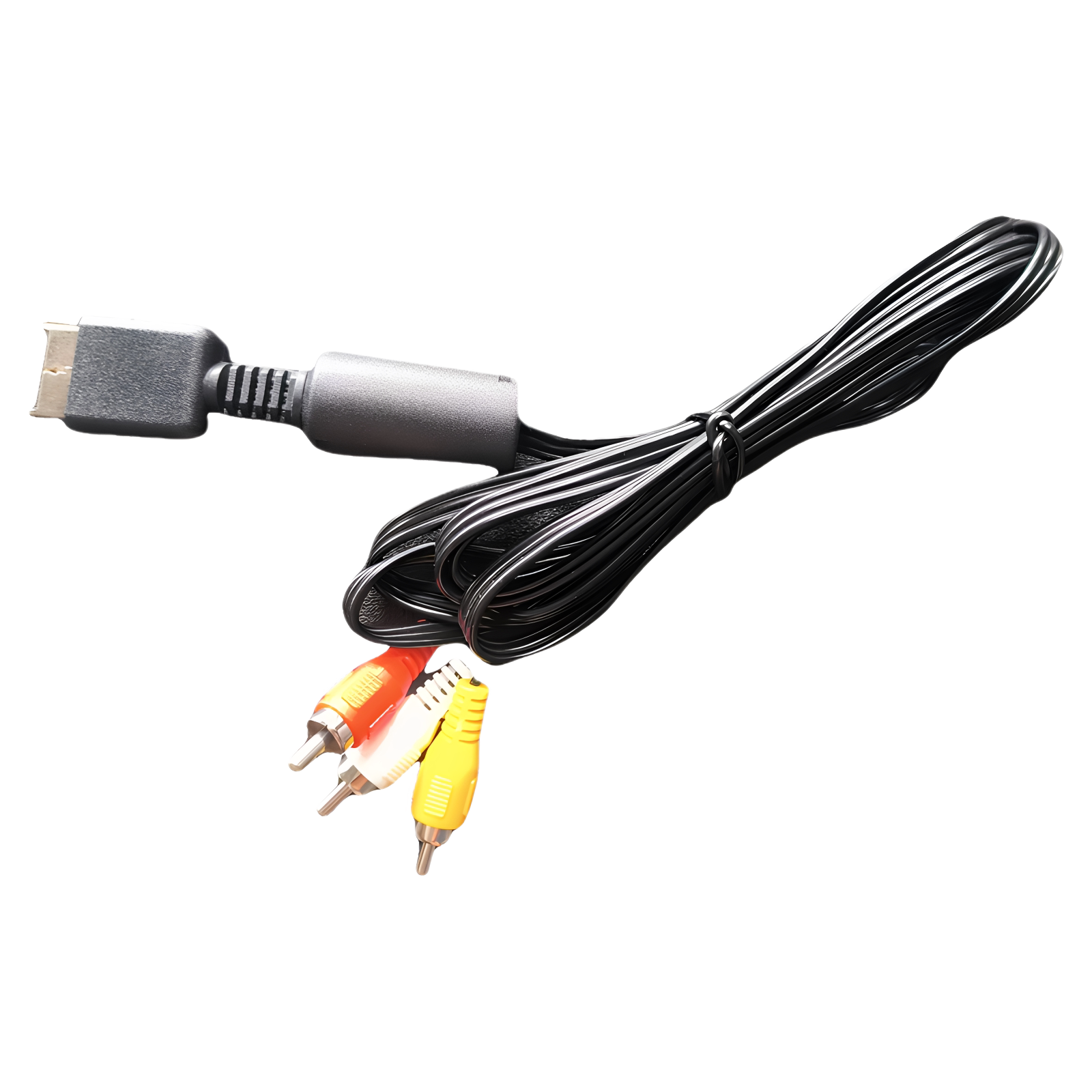 高品质ps1 ps2游戏机专用av视频信号线1.8米