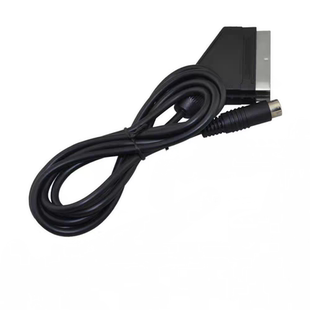 现货优质高版世嘉土星ss游戏机rgb欧规扫把头1.8米