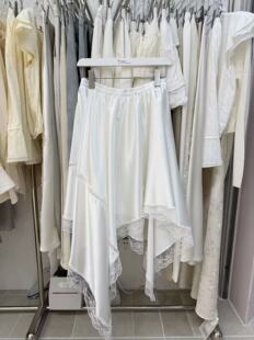 百搭高腰显瘦不规则半身裙女中长款 时尚 小个子裙子 新款 2026年春季