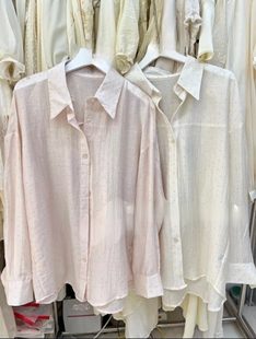 衬衫 天丝2026年春季 宽松显瘦长袖 韩版 女设计感小众气质上衣女 新款