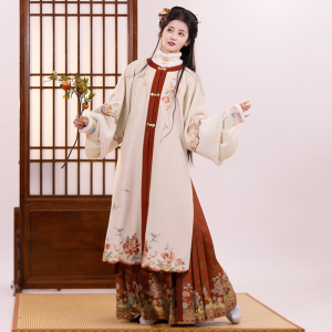 钟灵毓秀 香妃茶花  圆领袄 潋滟韶华