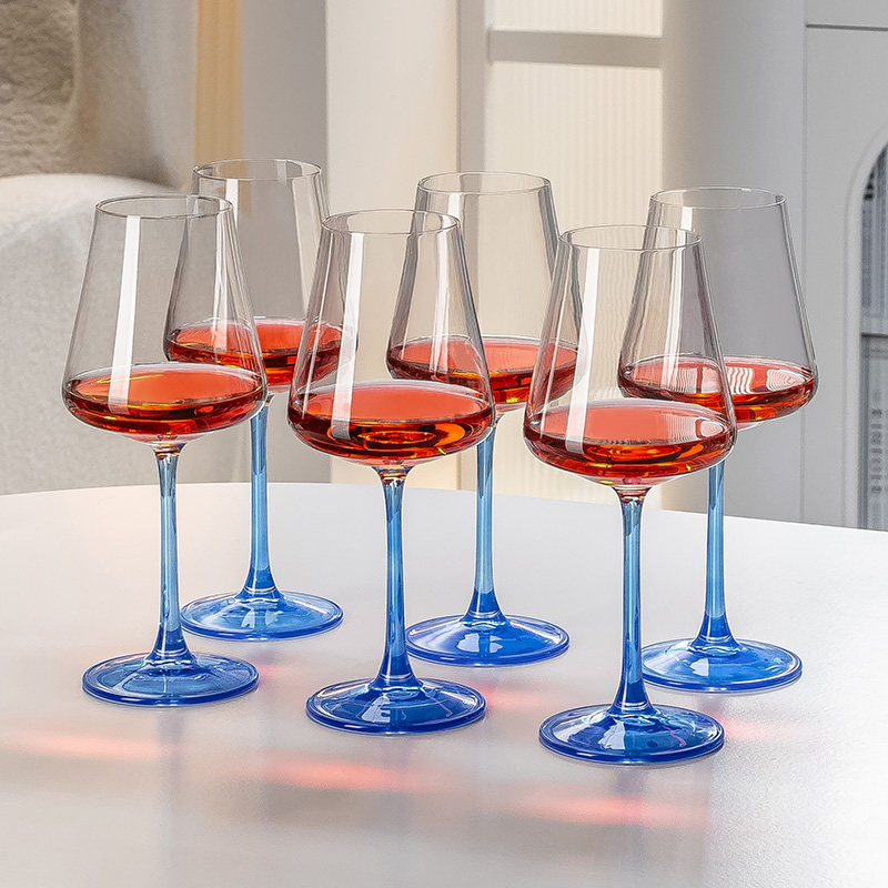 彩色红酒杯家用套装欧式水晶玻璃创意葡萄酒醒酒器高档高脚杯酒具,餐饮具,葡萄酒/红酒杯,淘宝优惠券,粉丝福利购,淘宝优惠卷