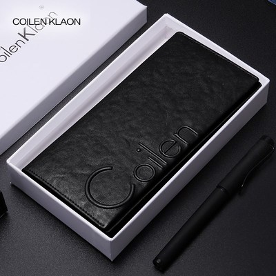 长款软牛皮时尚风男士钱包