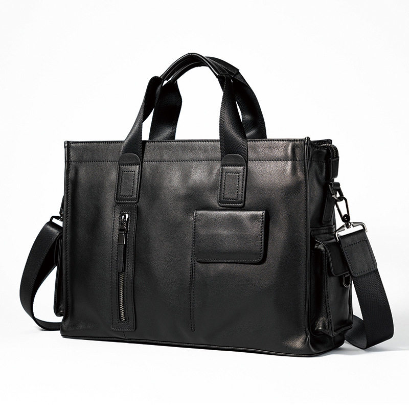 男士时尚手提包真皮商务日常公文包.寸电脑差旅单肩包厂家直销