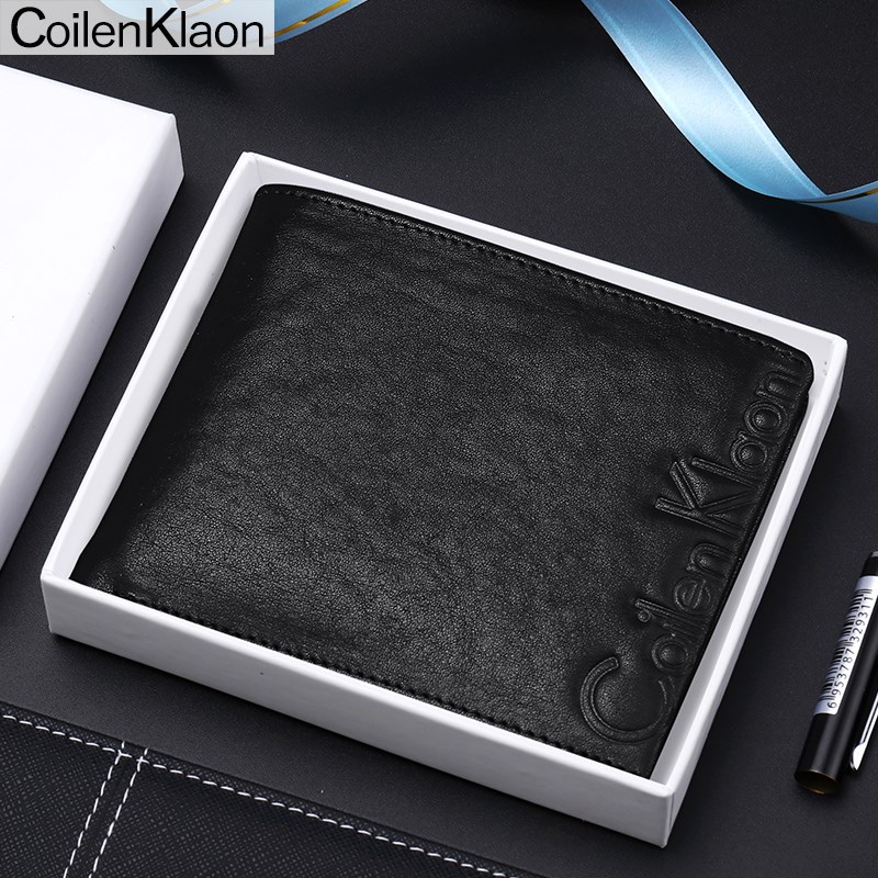 COILENKLAON钱包男短款男士品牌票夹2020新款潮牌男款皮夹潮
