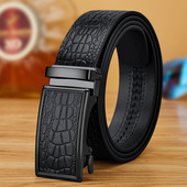 带潮 商务休闲十大品牌裤 保罗皮带男款 真皮头层纯牛皮腰带2024新款